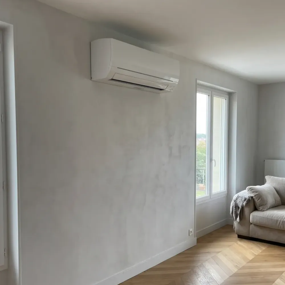 Climatisation réversible dans un séjour — Climatisation à Courbevoie Climatisation réversible dans un séjour — Climatisation à Courbevoie